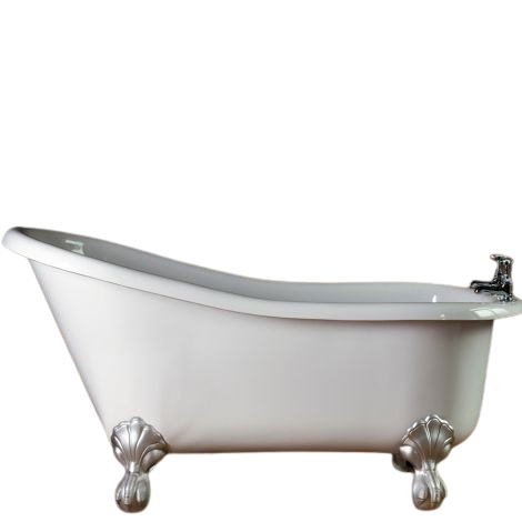 Tipos de bañeras. Bañera con patas