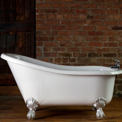 Tipos de bañeras. Bañera con patas